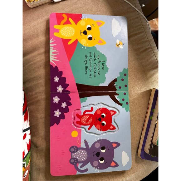 Peek Through Books I Love My Family Robyn Gale VERY RARE READ Board Book - Picture 8 of 11